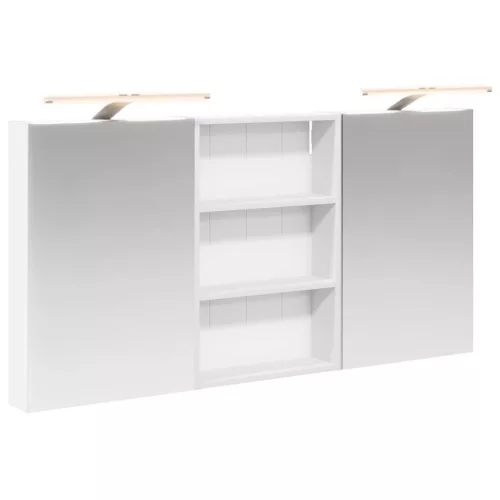  Fürdőszobai Szekrény Szett 3 pcs 120 x 10,5 x 60,5 cm Faanyag