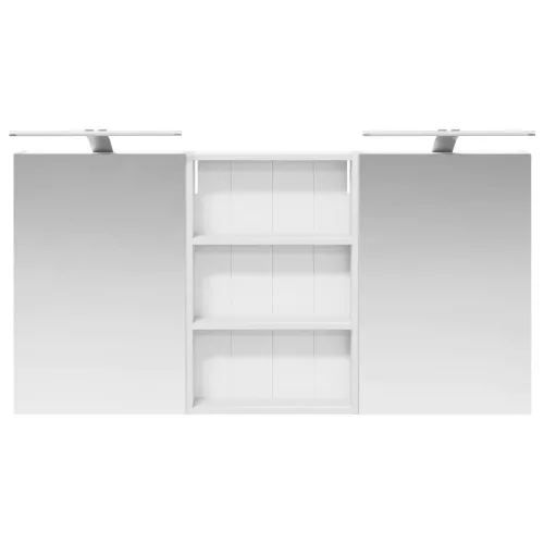  Fürdőszobai Szekrény Szett 3 pcs 120 x 10,5 x 60,5 cm Faanyag