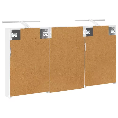  Fürdőszobai Szekrény Szett 3 pcs 120 x 10,5 x 60,5 cm Faanyag