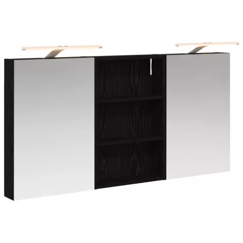  Fürdőszobai Szekrény Szett 3 pcs 120 x 10,5 x 60,5 cm Faanyag