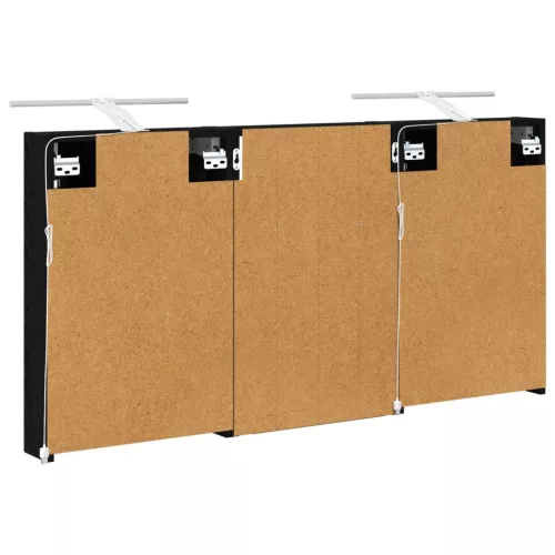  Fürdőszobai Szekrény Szett 3 pcs 120 x 10,5 x 60,5 cm Faanyag