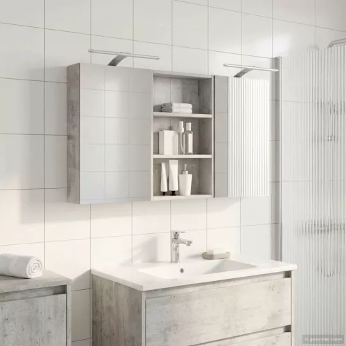  Fürdőszobai Szekrény Szett 3 pcs 120 x 10,5 x 60,5 cm Faanyag