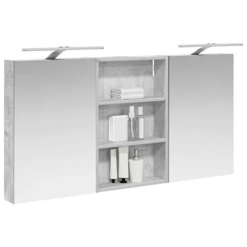  Fürdőszobai Szekrény Szett 3 pcs 120 x 10,5 x 60,5 cm Faanyag