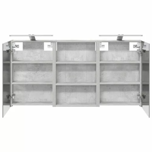  Fürdőszobai Szekrény Szett 3 pcs 120 x 10,5 x 60,5 cm Faanyag