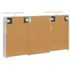 Fürdőszobai Szekrény Szett 3 pcs 120 x 10,5 x 60,5 cm Faanyag