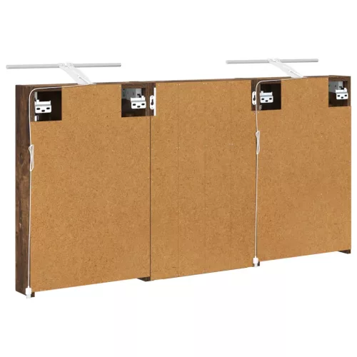  Fürdőszobai Szekrény Szett 3 pcs 120 x 10,5 x 60,5 cm Faanyag