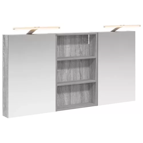  Fürdőszobai Szekrény Szett 3 pcs 120 x 10,5 x 60,5 cm Faanyag