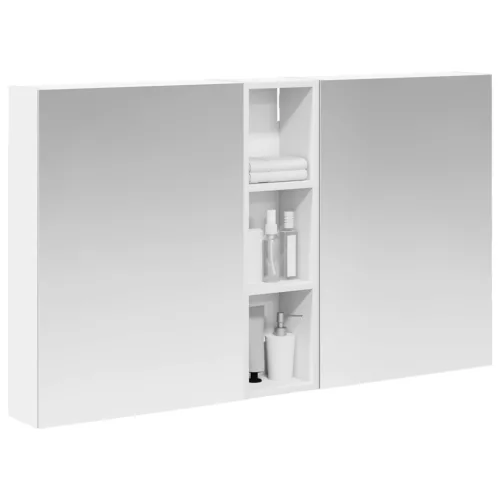  Fürdőszobai Szekrény Szett 3 pcs 120 x 14,5 x 70 cm Faanyag