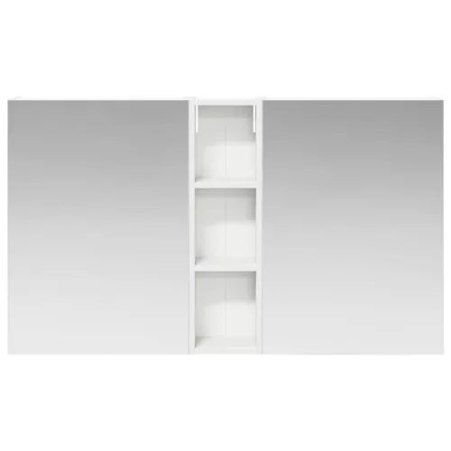  Fürdőszobai Szekrény Szett 3 pcs 120 x 14,5 x 70 cm Faanyag