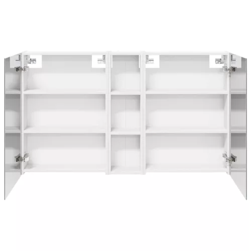  Fürdőszobai Szekrény Szett 3 pcs 120 x 14,5 x 70 cm Faanyag