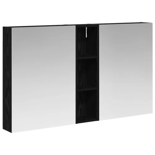  Fürdőszobai Szekrény Szett 3 pcs 120 x 14,5 x 70 cm Faanyag