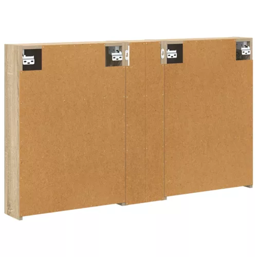  Fürdőszobai Szekrény Szett 3 pcs 120 x 14,5 x 70 cm Faanyag