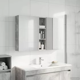    Fürdőszobai Szekrény Szett 3 pcs 120 x 14,5 x 70 cm Faanyag