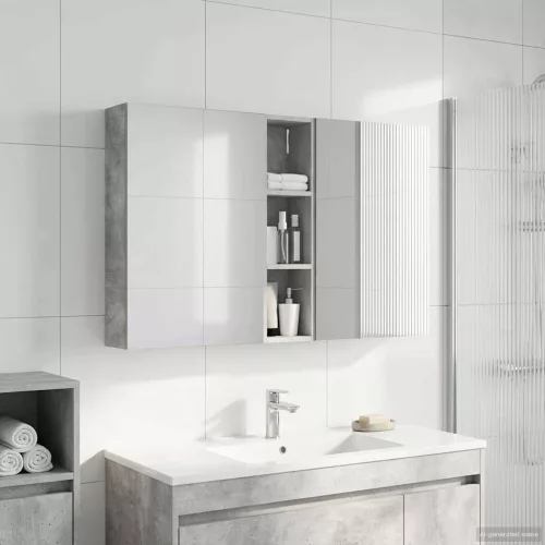  Fürdőszobai Szekrény Szett 3 pcs 120 x 14,5 x 70 cm Faanyag