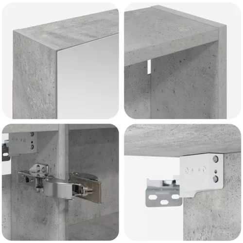  Fürdőszobai Szekrény Szett 3 pcs 120 x 14,5 x 70 cm Faanyag