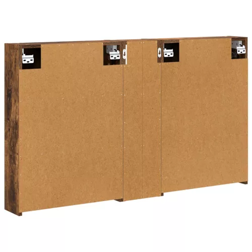  Fürdőszobai Szekrény Szett 3 pcs 120 x 14,5 x 70 cm Faanyag