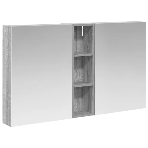  Fürdőszobai Szekrény Szett 3 pcs 120 x 14,5 x 70 cm Faanyag