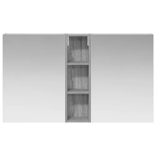  Fürdőszobai Szekrény Szett 3 pcs 120 x 14,5 x 70 cm Faanyag