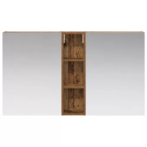  Fürdőszobai Szekrény Szett 3 pcs 120 x 14,5 x 70 cm Faanyag