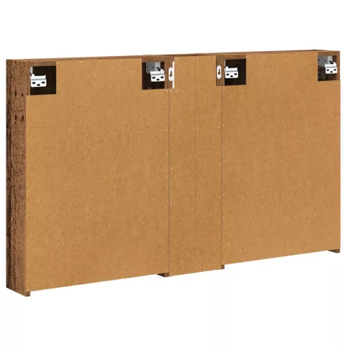  Fürdőszobai Szekrény Szett 3 pcs 120 x 14,5 x 70 cm Faanyag