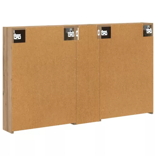  Fürdőszobai Szekrény Szett 3 pcs 120 x 14,5 x 70 cm Faanyag