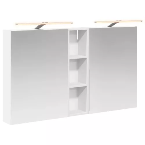  Fürdőszobai Szekrény Szett 3 pcs 120 x 14,5 x 70 cm Faanyag