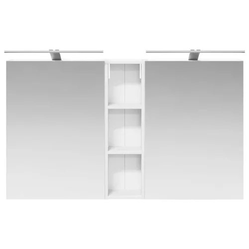  Fürdőszobai Szekrény Szett 3 pcs 120 x 14,5 x 70 cm Faanyag