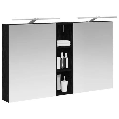  Fürdőszobai Szekrény Szett 3 pcs 120 x 14,5 x 70 cm Faanyag