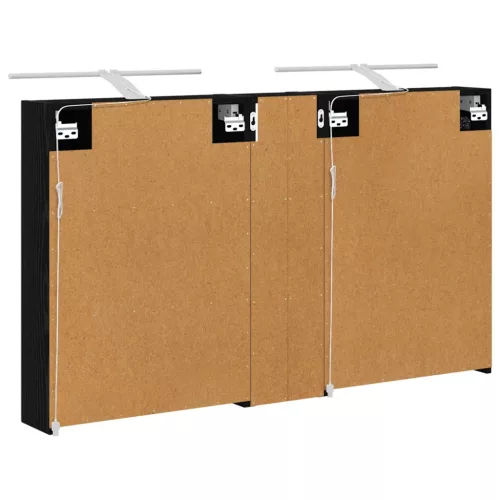  Fürdőszobai Szekrény Szett 3 pcs 120 x 14,5 x 70 cm Faanyag