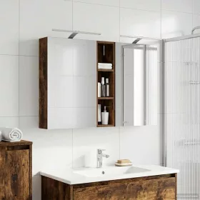    Fürdőszobai Szekrény Szett 3 pcs 120 x 14,5 x 70 cm Faanyag