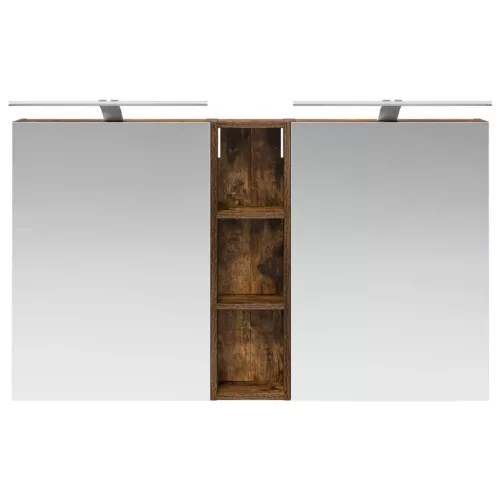  Fürdőszobai Szekrény Szett 3 pcs 120 x 14,5 x 70 cm Faanyag