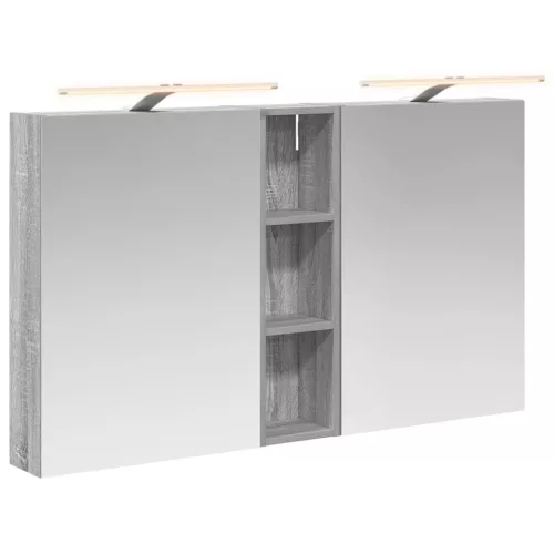  Fürdőszobai Szekrény Szett 3 pcs 120 x 14,5 x 70 cm Faanyag