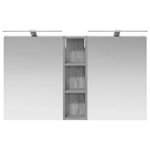  Fürdőszobai Szekrény Szett 3 pcs 120 x 14,5 x 70 cm Faanyag