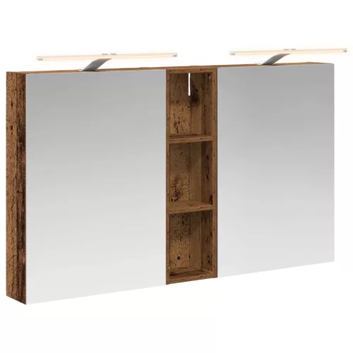  Fürdőszobai Szekrény Szett 3 pcs 120 x 14,5 x 70 cm Faanyag