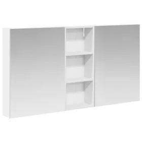    Fürdőszobai Szekrény Szett 3 pcs 130 x 14,5 x 70 cm Faanyag