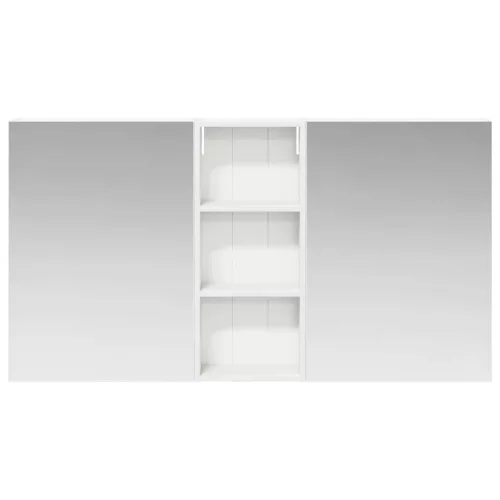  Fürdőszobai Szekrény Szett 3 pcs 130 x 14,5 x 70 cm Faanyag