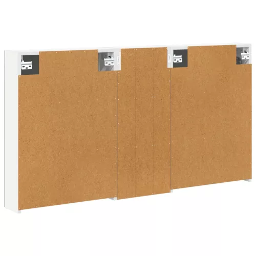  Fürdőszobai Szekrény Szett 3 pcs 130 x 14,5 x 70 cm Faanyag