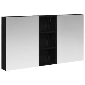    Fürdőszobai Szekrény Szett 3 pcs 130 x 14,5 x 70 cm Faanyag