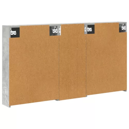  Fürdőszobai Szekrény Szett 3 pcs 130 x 14,5 x 70 cm Faanyag