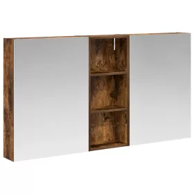    Fürdőszobai Szekrény Szett 3 pcs 130 x 14,5 x 70 cm Faanyag