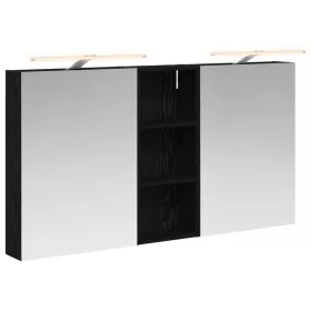    Fürdőszobai Szekrény Szett 3 pcs 130 x 14,5 x 70 cm Faanyag