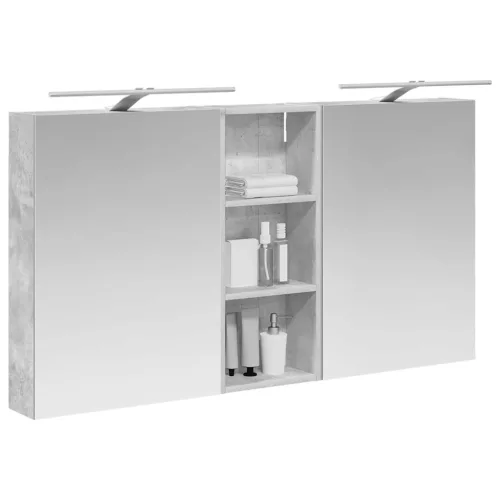  Fürdőszobai Szekrény Szett 3 pcs 130 x 14,5 x 70 cm Faanyag