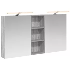    Fürdőszobai Szekrény Szett 3 pcs 130 x 14,5 x 70 cm Faanyag