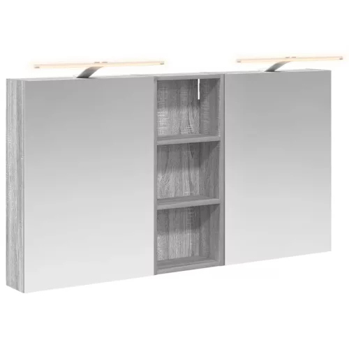  Fürdőszobai Szekrény Szett 3 pcs 130 x 14,5 x 70 cm Faanyag