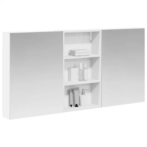  Fürdőszobai Szekrény Szett 3 pcs 140 x 14,5 x 70 cm Faanyag