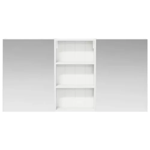  Fürdőszobai Szekrény Szett 3 pcs 140 x 14,5 x 70 cm Faanyag