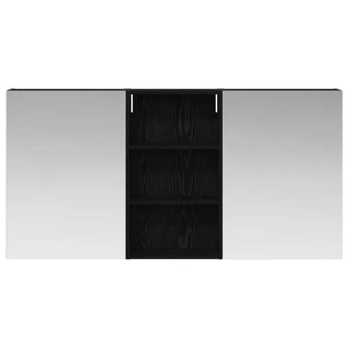  Fürdőszobai Szekrény Szett 3 pcs 140 x 14,5 x 70 cm Faanyag