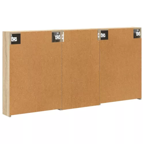  Fürdőszobai Szekrény Szett 3 pcs 140 x 14,5 x 70 cm Faanyag