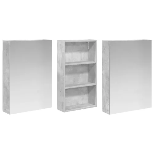  Fürdőszobai Szekrény Szett 3 pcs 140 x 14,5 x 70 cm Faanyag