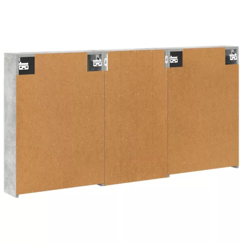  Fürdőszobai Szekrény Szett 3 pcs 140 x 14,5 x 70 cm Faanyag